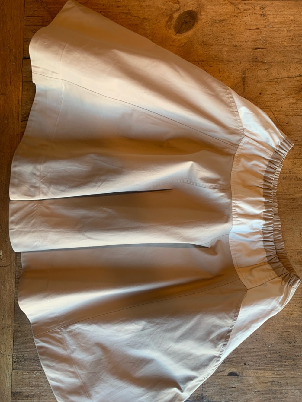 Anthropologie Maeve Beige Elastic Waist Skirt with Pockets - Picture 16 of 16